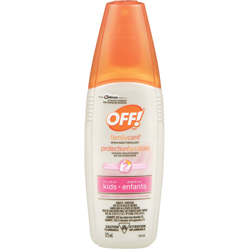 Insectifuge Off! Protection familiale &agrave; parfum de Fraîcheur tropicale, DEET &agrave; 5 %, Vaporisateur, 175 ml Superchem Industries