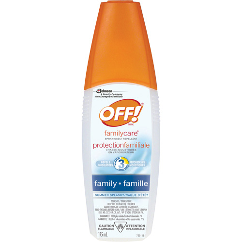 Insectifuge Off! Protection familiale &agrave; parfum de Vague d&eacute;t&eacute;, DEET &agrave; 7 %, Vaporisateur, 175 ml Superchem Industries