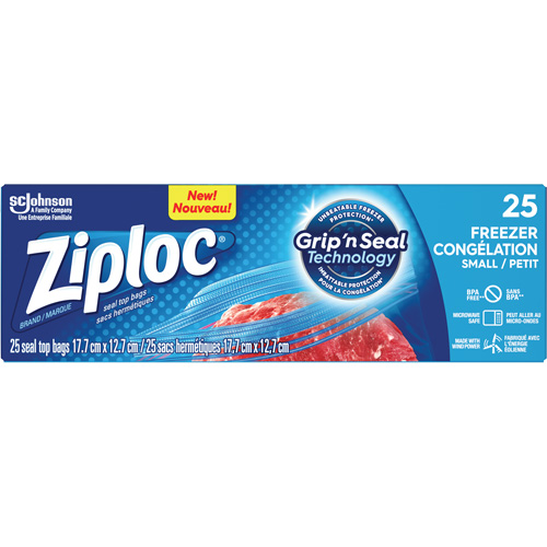 Sacs de cong&eacute;lation Ziploc Superchem Industries