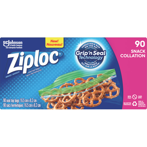 Sacs &agrave; collation Ziploc Superchem Industries