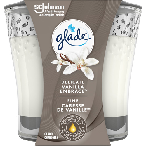 Chandelle en pot Glade, Fine caresse de vanille Superchem Industries
