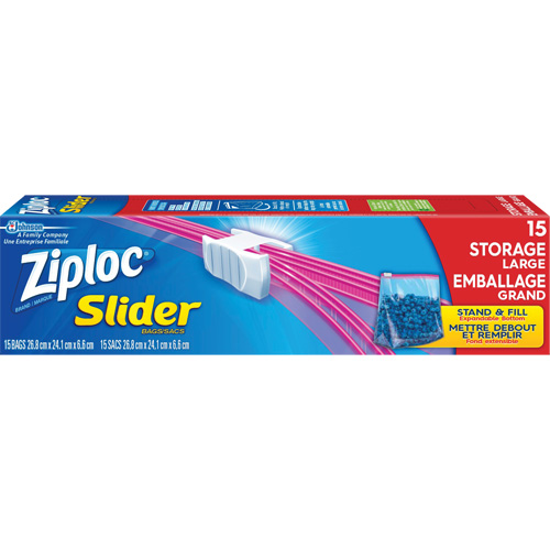 Ziploc&reg; Slider Freezer Bags Superchem Industries