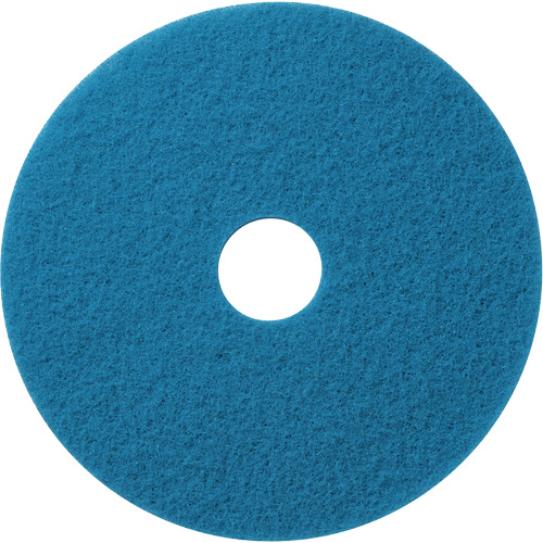 Floor Pads, 12", Cleaning/Scrubbing, Blue Superchem Industries