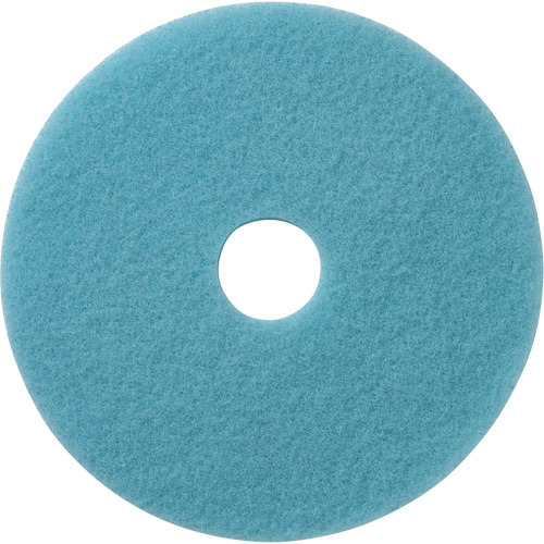 Luster Lite Floor Pads, 19", Burnishing, Light Blue Superchem Industries