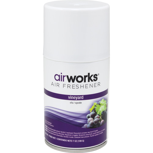 AirWorks&reg; Metered Air Fresheners, Vineyard, Aerosol Can Superchem Industries