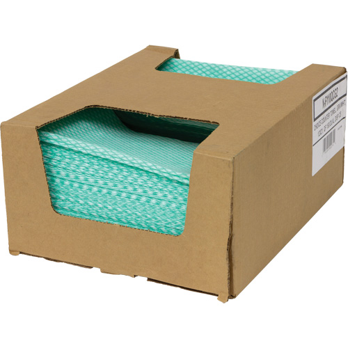 Chiffons de choix pour comptoir SaniWorks, Vert/Blanc Superchem Industries