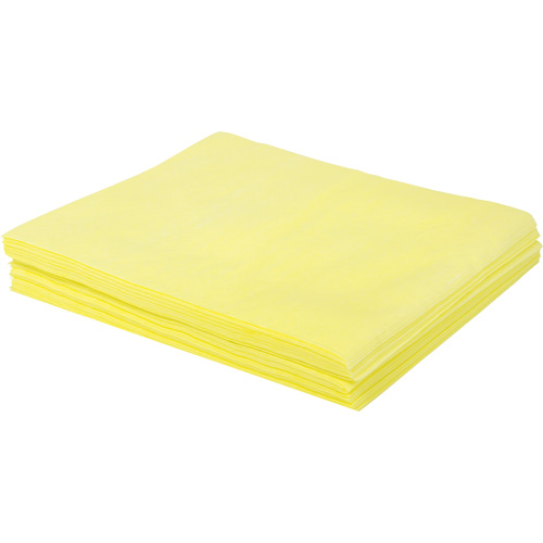 TaskBrand&reg; Medium-Duty Oil-Treated Duster, Polyester, Yellow Superchem Industries