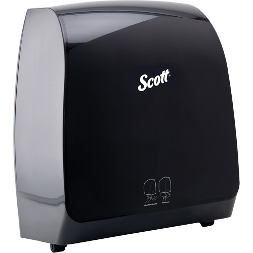 Distributeur de serviettes en rouleaux durs Scott Pro, &eacute;lectronique/Sans contact, 12,66" la x 9,18" p x 16,44" h Superchem Industries