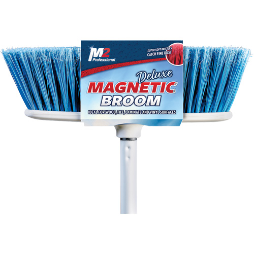 Balai magn&eacute;tique &agrave; t&ecirc;te plate avec manche, pour l'int&eacute;rieur, Longueuer de 48" Superchem Industries