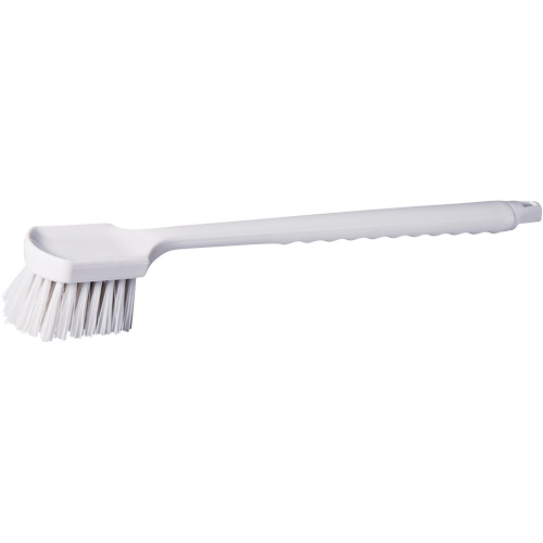 Long Handle Pot Brush, 20" L, Polypropylene Bristles, White Superchem Industries