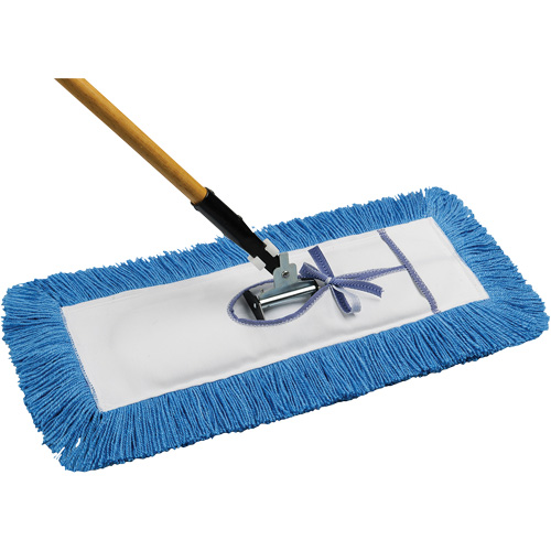 Static-H Dust Mop with Handle, Tie-On Style, Nylon, 24" L x 5" W Superchem Industries