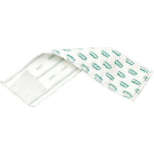 Tampon &agrave; vadrouille plat, R&eacute;cureur, Microfibre, 4-3/4" x 16" Superchem Industries