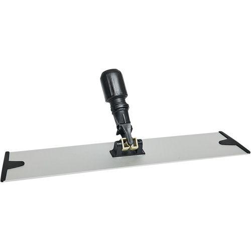 Support de vadrouille &agrave; &eacute;pousseter en microfibres &agrave; boucles et crochets, 18", Aluminium Superchem Industries