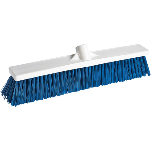 Balai-brosse pour le service alimentaire, Crins Moyen, 18", Polypropyl&egrave;ne, Blanc Superchem Industries