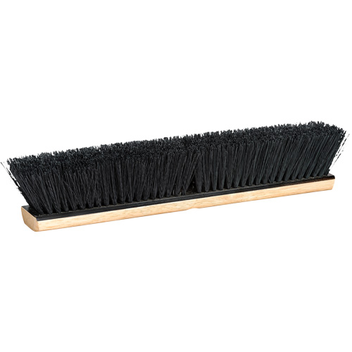Push Broom Head, 24", Medium, PVC/Tampico Bristles Superchem Industries