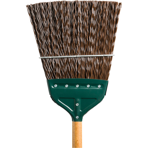 Track & Switch Broom, Wood Handle, Polypropylene Bristles, 52" L Superchem Industries
