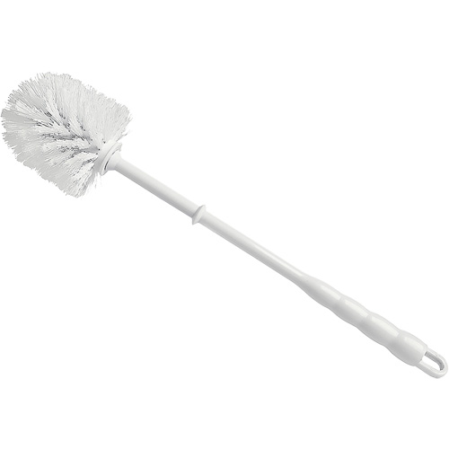 Bowl Brush, 15-1/2" L, Polypropylene Bristles, Red/White Superchem Industries