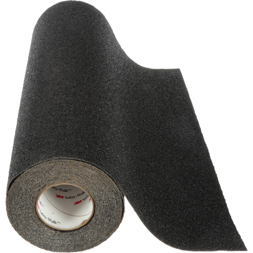 Ruban avec abrasif &agrave; gros grains anti-d&eacute;rapant Safety-Walk, 36" x 30', Noir Superchem Industries