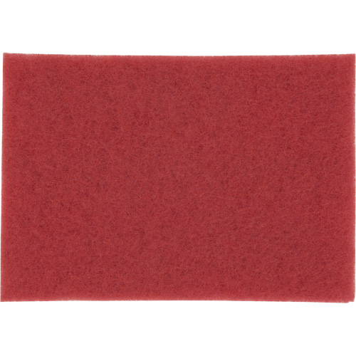 Hi-Performance Pad, 14" x28", Buffing/Cleaning, Red Superchem Industries