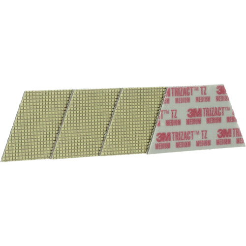Tampon abrasif Trizact Diamond TZ, Ponçage/Polissage, Rouge Superchem Industries