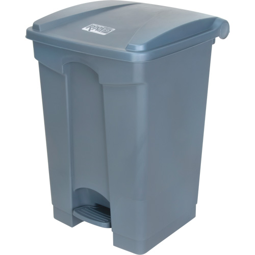 Step-On Garbage Can, Plastic, 12 US gal. Capacity Superchem Industries