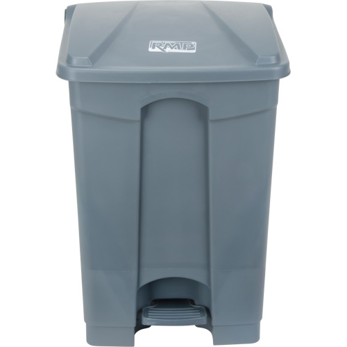 Step-On Garbage Can, Plastic, 12 US gal. Capacity Superchem Industries