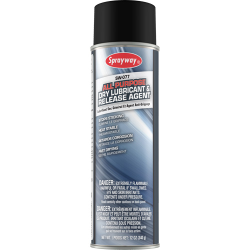Lubrifiant &agrave; la silicone de calibre industriel, Canette a&eacute;rosol Superchem Industries
