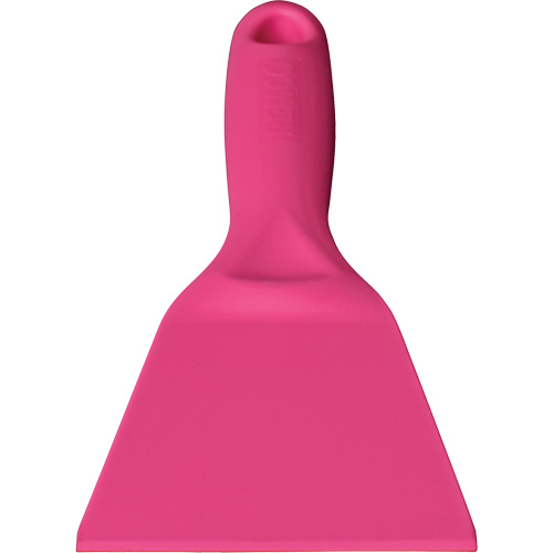 Plastic Scraper, Pink, 3" W x 8" L Superchem Industries