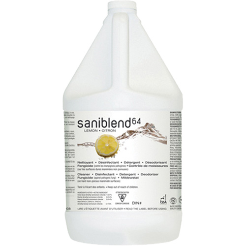 SaniBlend 64 Disinfectant Cleaner, 4 L, Jug Superchem Industries