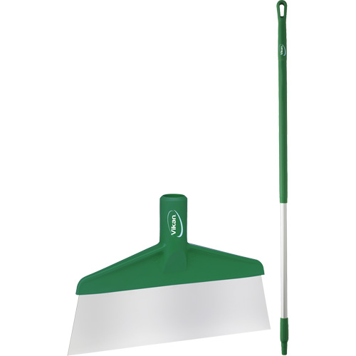 Floor Scraper with Handle, Green, 9-3/5" W x 55-9/10" L Superchem Industries