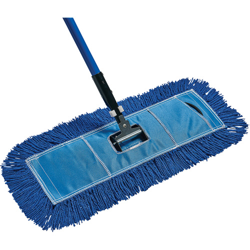 Vadrouille &agrave; &eacute;pousseter &eacute;conomique, Style &agrave; enfiler, Fil, 18" lo x 5" la Superchem Industries