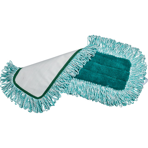 Dry Pad with Fringe, Hook and Loop Style, Microfibre/Polyester, 36" L x 5-3/4" W Superchem Industries