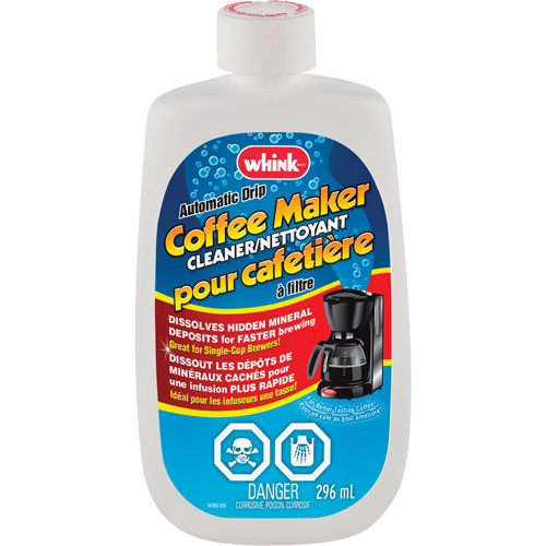 Whink&reg; Automatic Drip Coffee Maker Cleaner, 296 ml, Bottle Superchem Industries