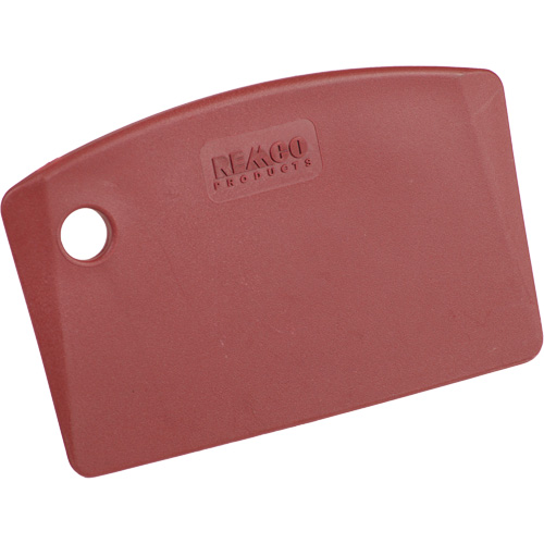 Metal Detectable Mini Bench Scraper, Red, 5-1/4" W x 3-2/5" L Superchem Industries