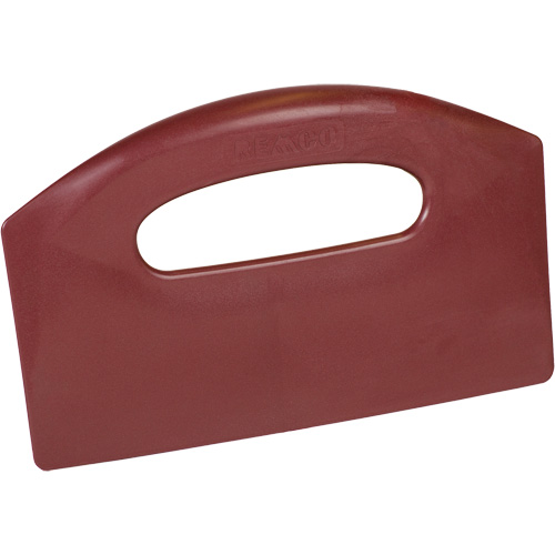 Metal Detectable Bench Scraper, Red, 8-1/2" W x 5-1/4" L Superchem Industries