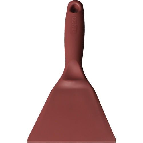 Large Metal Detectable Scraper, Red, 4-1/4" W x 10" L Superchem Industries