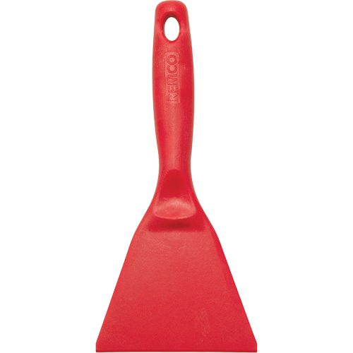 High Temperature Large Hand Scraper, Red, 4-1/4" W x 9-3/8" L Superchem Industries