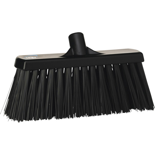 Balai-brosse robuste, Crins Ferme, 13", Polyester, Noir Superchem Industries