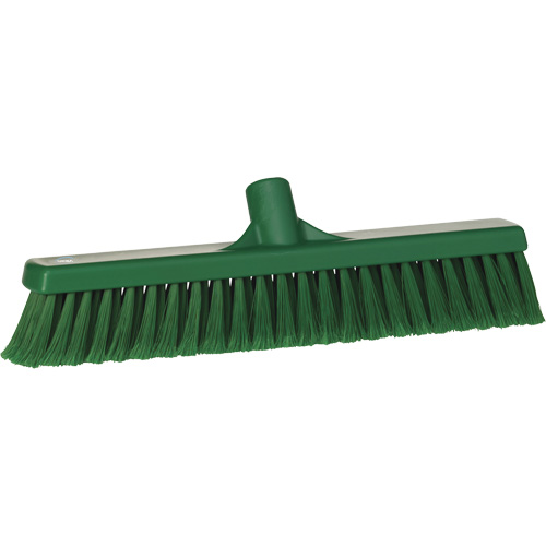 Balai-brosse pour particules fines, Crins Fin/&agrave; bout ouvrant, 16-1/4", Polypropyl&egrave;ne, Vert Superchem Industries