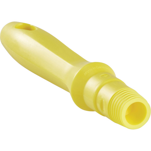 Mini manche, Brosse/Support &agrave; tampon/Grattoir/Raclette, Jaune, Standard, 6-1/4" lo Superchem Industries