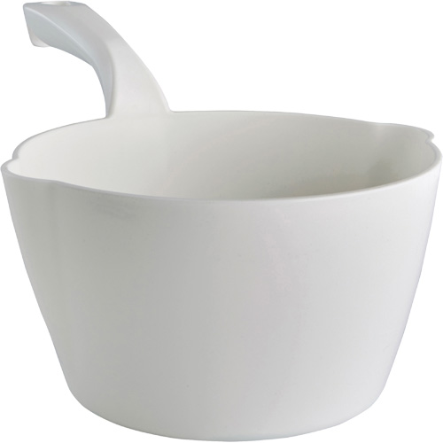 Pelle &agrave; main ronde, Plastique, Blanc, 64 oz Superchem Industries