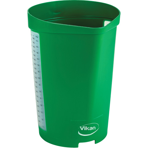 Measuring Jug, Plastic, Green, 65 oz. Superchem Industries
