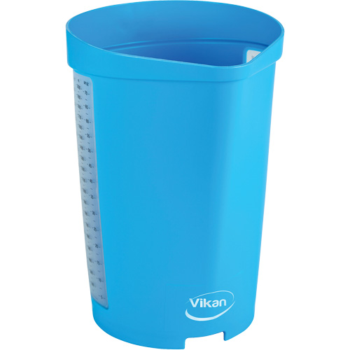 Cruche gradu&eacute;e, Plastique, Bleu, 65 oz Superchem Industries