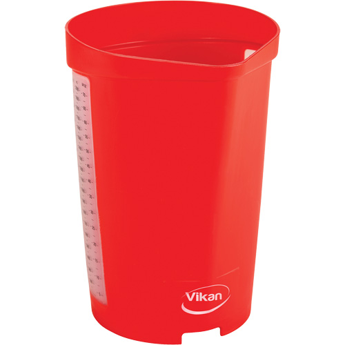 Measuring Jug, Plastic, Red, 65 oz. Superchem Industries