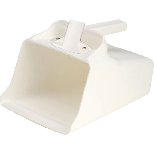 Grande pelle &agrave; main &agrave; puiser, Plastique, Blanc, 128 oz. Superchem Industries