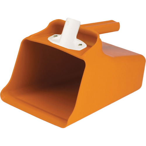 Mega Dipper Scoop, Plastic, Orange, 128 oz. Superchem Industries
