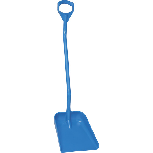 Pelle ergonomique &agrave; grande lame, Longueur de 51", Plastique, Bleu Superchem Industries