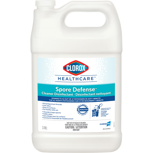 Clorox Healthcare&reg; Spore Defense Cleaner Disinfectant, 3.78 L, Jug Superchem Industries