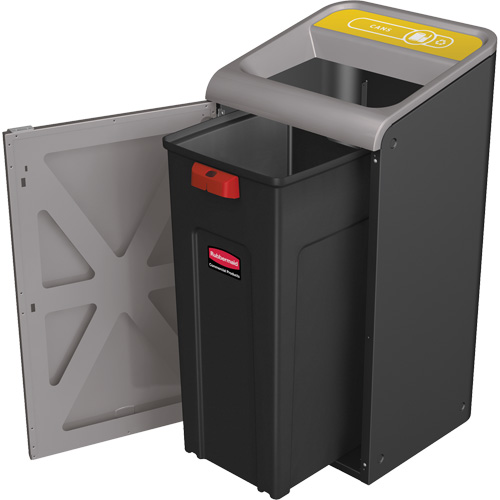 Configure Can Waste Container, Bulk/Curbside/Deskside, Steel, 15 US gal. Superchem Industries