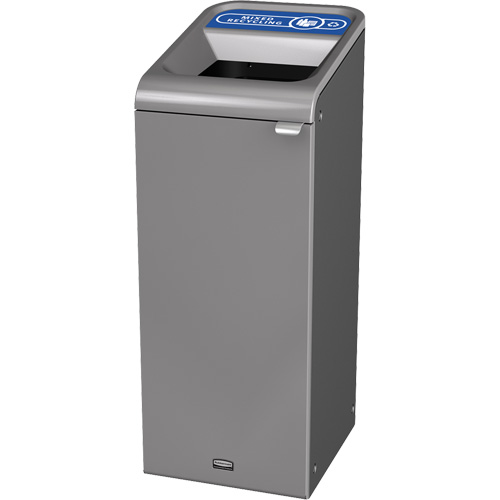 Conteneur pour d&eacute;chets de recyclage m&eacute;lang&eacute;s Configure, Vrac/Bord de rue/De bureau, Acier, 15 gal. US Superchem Industries